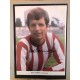 Signed picture of Mike Channon the Southampton footballer.